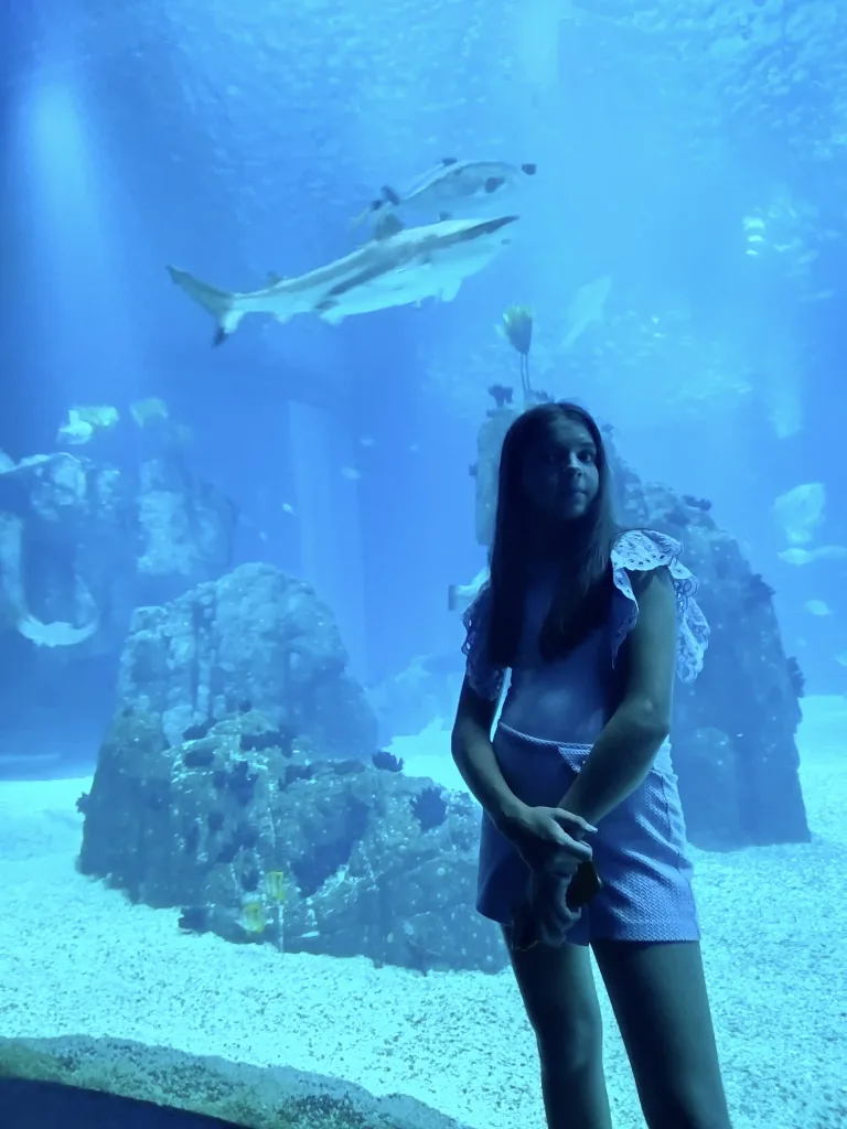Paola en el Oceanario